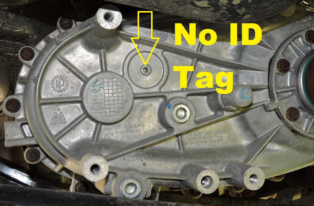Transfer Case NP241OR Jeep Rubicon - No ID Tag