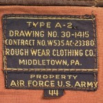 Label - A-2 Flying Jacket - General MacArthur